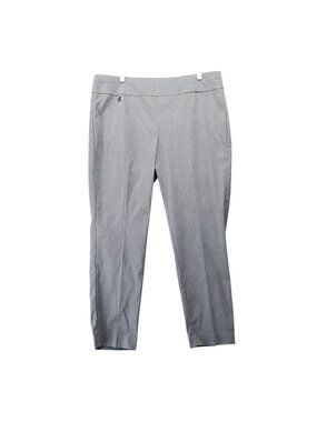 Alfani Pants Womens 16W Gray Skinny Tummy Control Plus Size Heather *NWT*